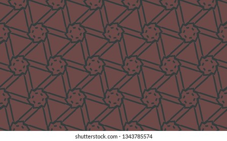 Smart background with decorative triangles layot. Vector illustration. Decorative design for you idea