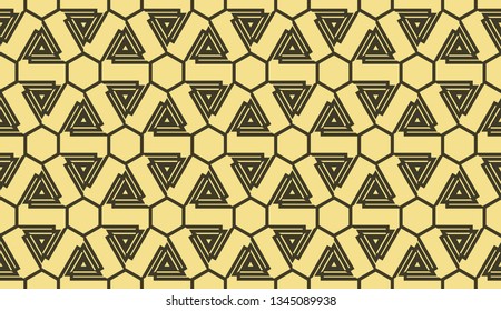 Smart background with decorative triangles layot. Vector illustration. Decorative design for you idea