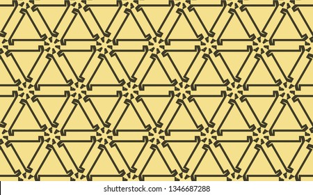 Smart background with decorative triangles layot. Vector illustration. Decorative design for you idea