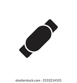 Ícone de faixa inteligente Ilustração de linha plana