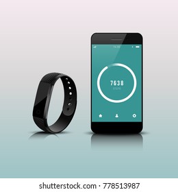 Smart band with smartphone