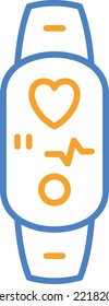 Smart Band vector icon. Can be used for printing, mobile and web applications.