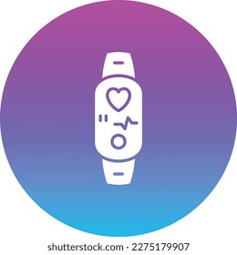 Icono de vector de banda inteligente. Se puede usar para imprimir, móviles y aplicaciones web.
