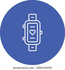 Smart Band vector icon. Can be used for printing, mobile and web applications.
