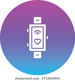 Smart Band vector icon. Can be used for printing, mobile and web applications.