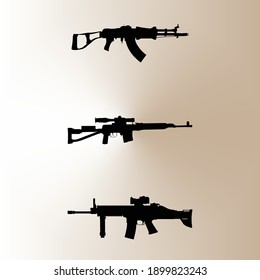 Smart And Big Guns Vector Design