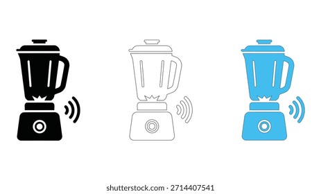 Intelligentes Mixer-Symbol für effizientes Ingredientenmischen mit intelligenten Voreinstellungen