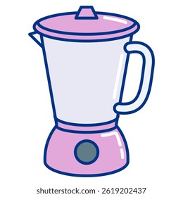 Smart Blender icon represented by Automatic Blender Lineal Color style.