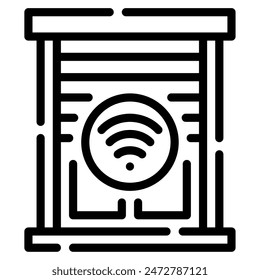 Icono de Smart Blinds para Web, App, infografía, etc