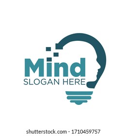 smart brain innovation logo designs