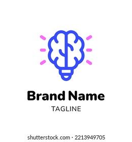 Smart Brain logo design concept
