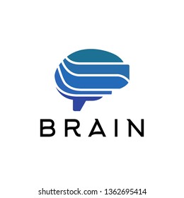 Brain Artificial Intelligence Logo Design Vector Stock Vector (Royalty ...