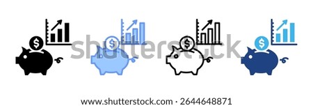 Smart Budget icon sheet multiple style collection