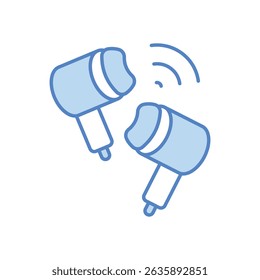 Ilustração de estoque de vetor de ícone Smart Buds