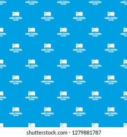 Smart building pattern vector seamless blue repeat for any use