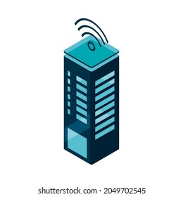 WiFi-Verbindungssymbol für intelligente Gebäude
