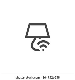 smart bulb innovation vector icon