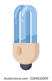 smart bulb light isolated icon