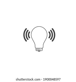 smart bulb tech  idea,creative, concept illustration vector