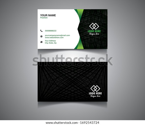 Smart Business Card Design Template Vector Stock Vector (Royalty Free ...