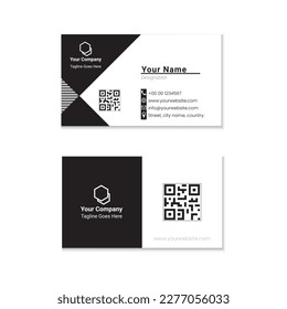 Smart business card design vector.