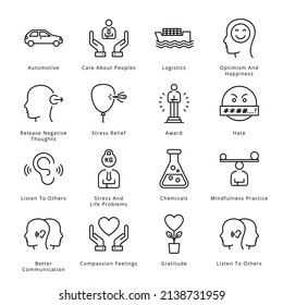 Smart Business Outline Icons - Stroked, Vectors
