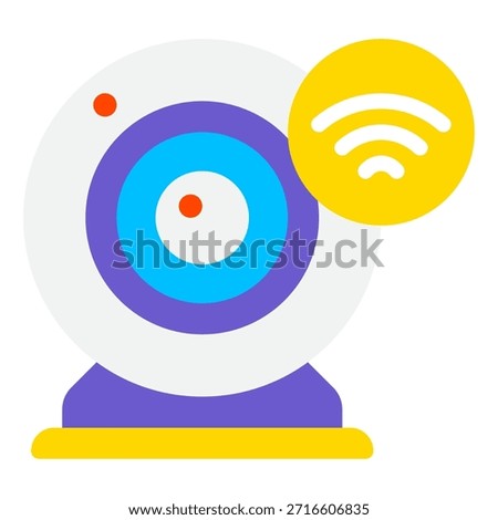 A smart camera for enhanced home surveillance and security.