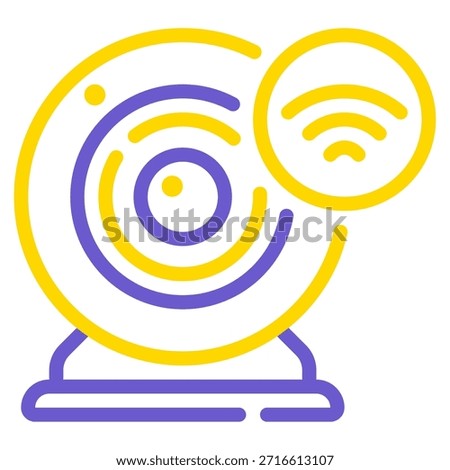 A smart camera for enhanced home surveillance and security.