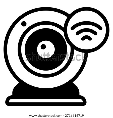A smart camera for enhanced home surveillance and security.