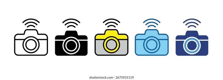 Smart Camera Icon Element For Design