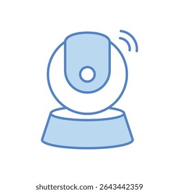 Ilustração de estoque de vetor de ícone de câmera inteligente