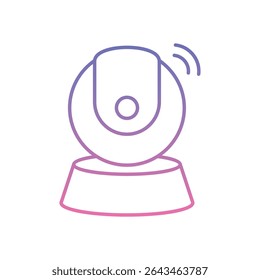 Smart Camera Icon vector stock illustration