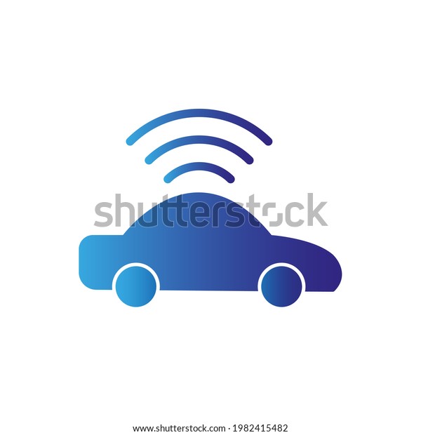smart car blue logo\
vector