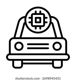 Elemento elegante del icono del coche para el diseño y el Vector