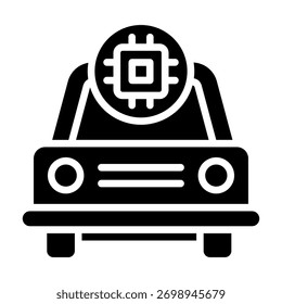 Elemento elegante del icono del coche para el diseño y el Vector