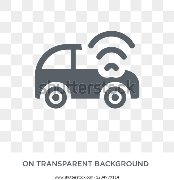 Smart car icon.
Trendy flat vector Smart car icon on transparent background from
smart home collection. 
