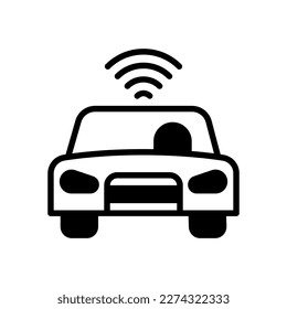 Smart Car Symbol in Vektorgrafik. Logotyp