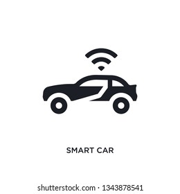 smart car isolated icon. simple element illustration from programming concept icons. smart car editable logo sign symbol design on white background. can be use for web and mobile