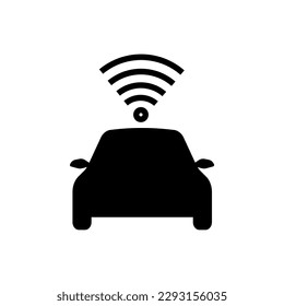 Smart Car linear vector icon.
