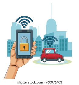 Smart car smarthphone app