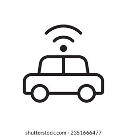 smart car symbol icon vector design illustration 
