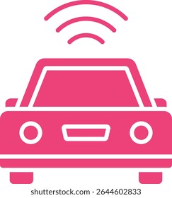 Ícone de vetor Smart Car. Pode ser usado para impressão, aplicativos móveis e da Web.