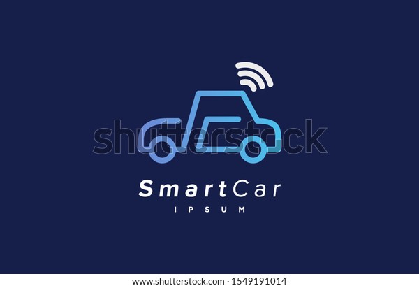 Smart Car Vector Logo Illustrator Template Stock Vector (Royalty Free ...