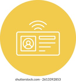 Smart Card vector icon. Can be used for printing, mobile and web applications.