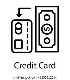 
Smart cards with the dollar sign showing  credit cards 
