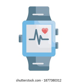 Smart Care Flat Vector Illustration. EPS 10 File 