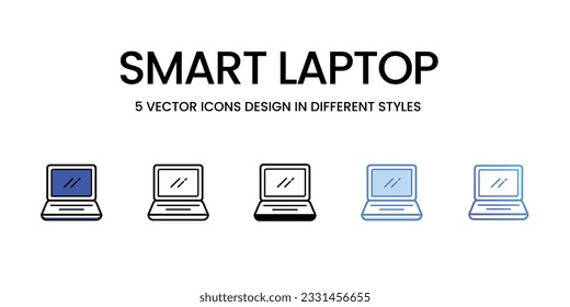 Smart Care Icon Design in Five style with Editable Stroke. Line, Solid, Flat Line, Duo Tone Color, and Color Gradient Line. Suitable for Web Page, Mobile App, UI, UX and GUI design.