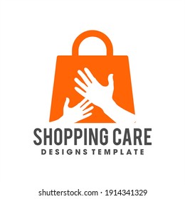 Smart Cares shopping online logo vector icon illustration