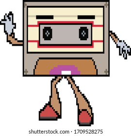 smart Cassette robot pixel art