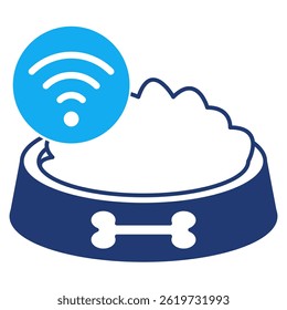 Smart Cat Litter Box icon represented by Automatic Cat Litter Box Dualtone style.